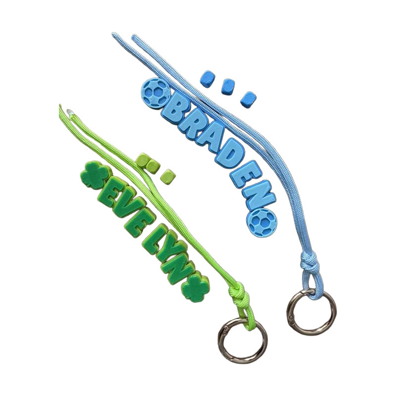 Chunky Letter Keychain